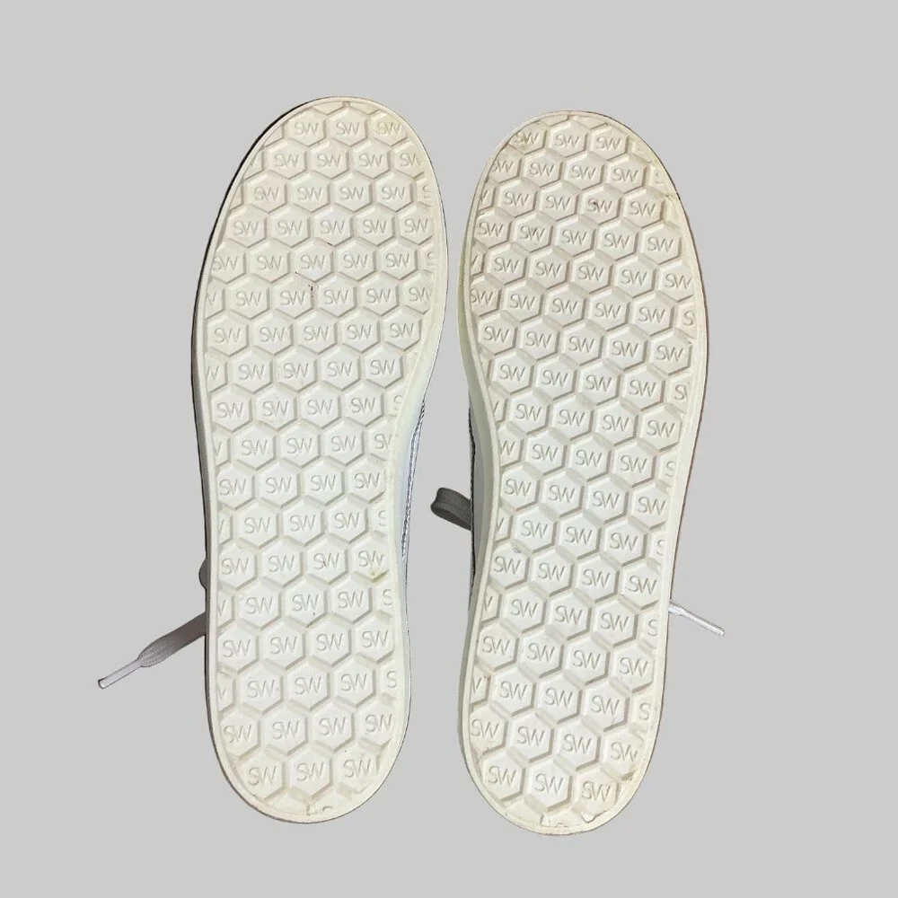 Stuart Weitzman white Daryl sneakers, size 9, LIKE NEW! - Picture 5 of 5